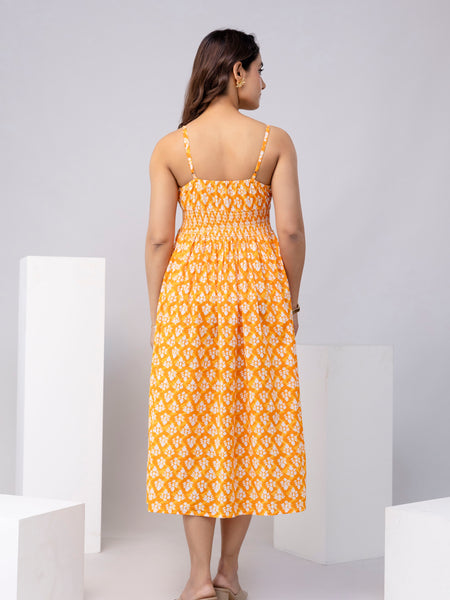 Marigold Bloom Classic Strappy