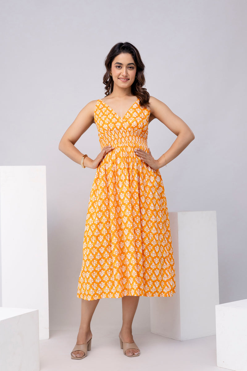 Marigold Bloom Classic Strappy