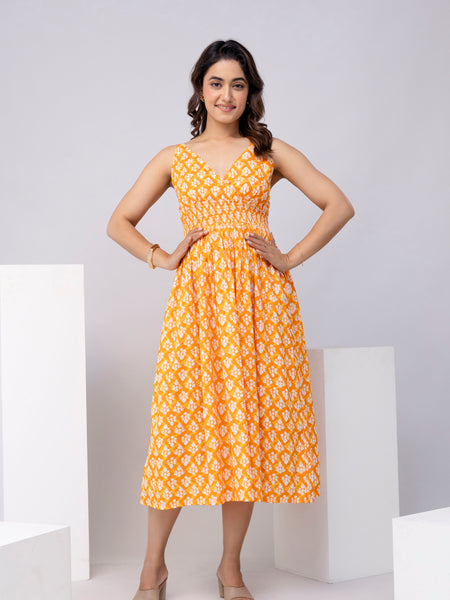 Marigold Bloom Classic Strappy
