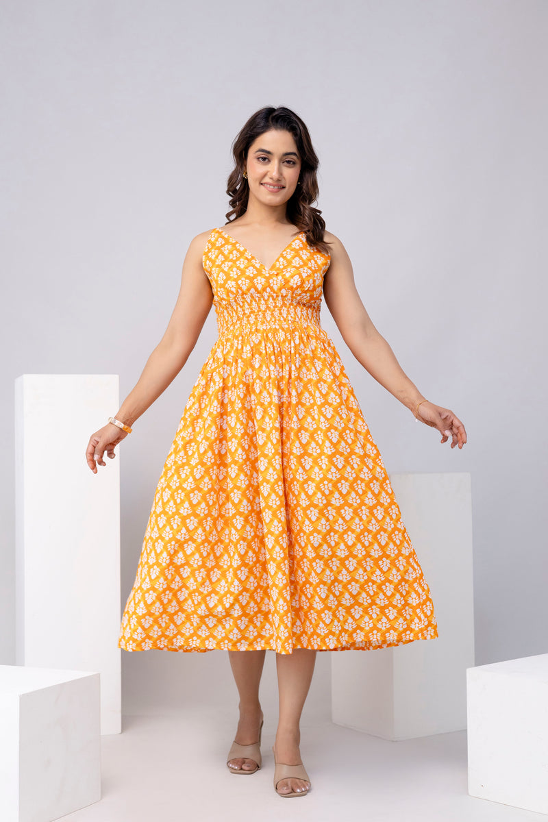 Marigold Bloom Classic Strappy