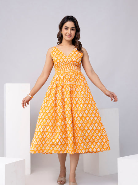 Marigold Bloom Classic Strappy