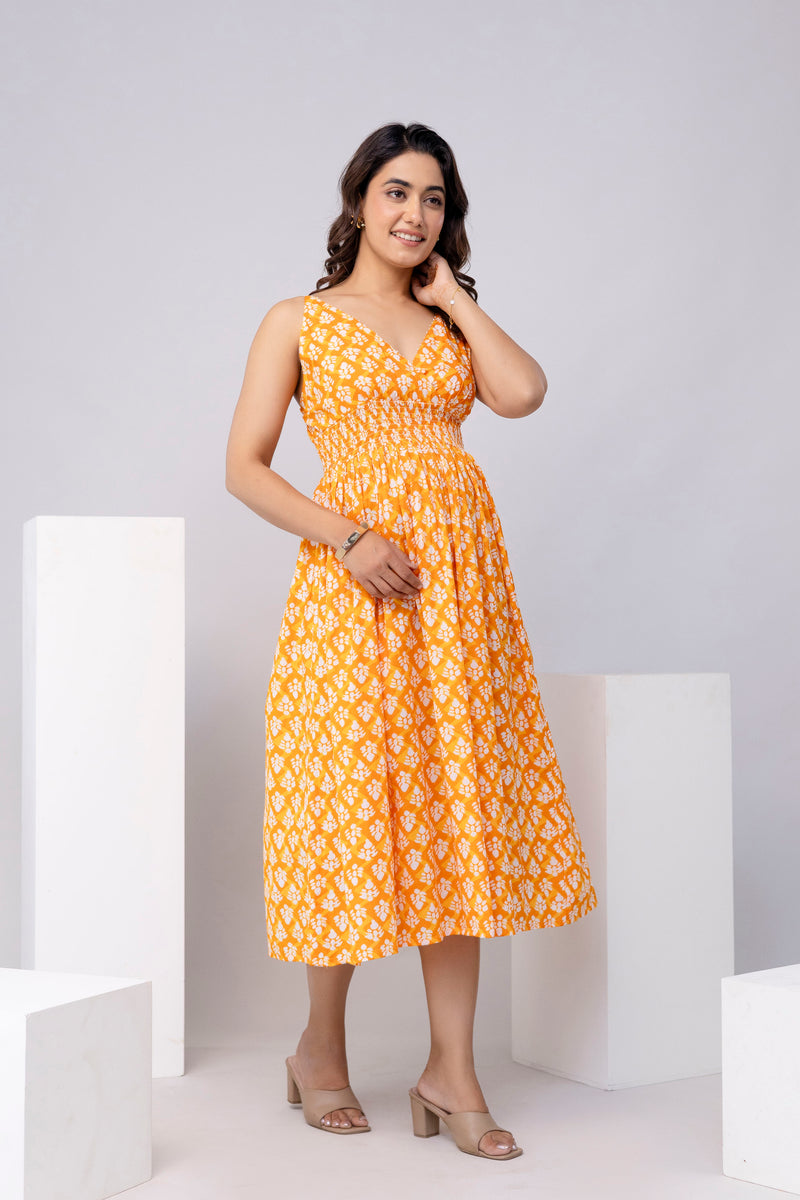 Marigold Bloom Classic Strappy