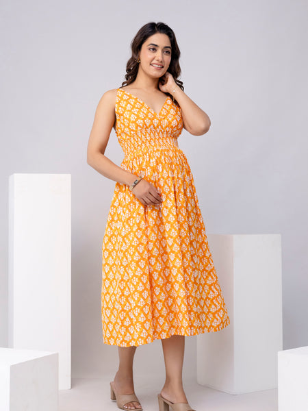 Marigold Bloom Classic Strappy