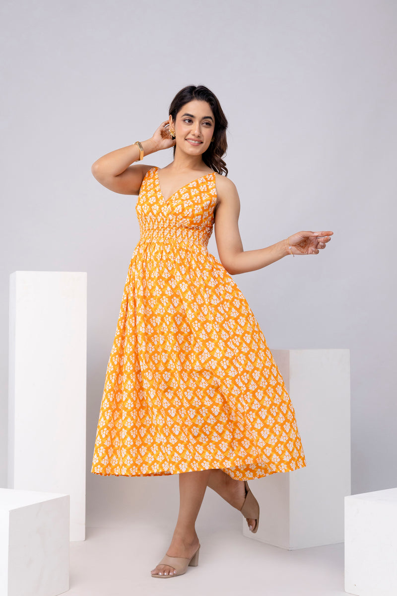 Marigold Bloom Classic Strappy