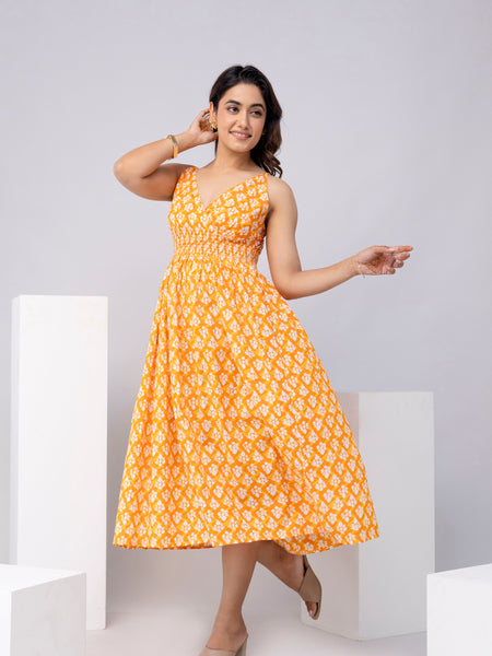 Marigold Bloom Classic Strappy