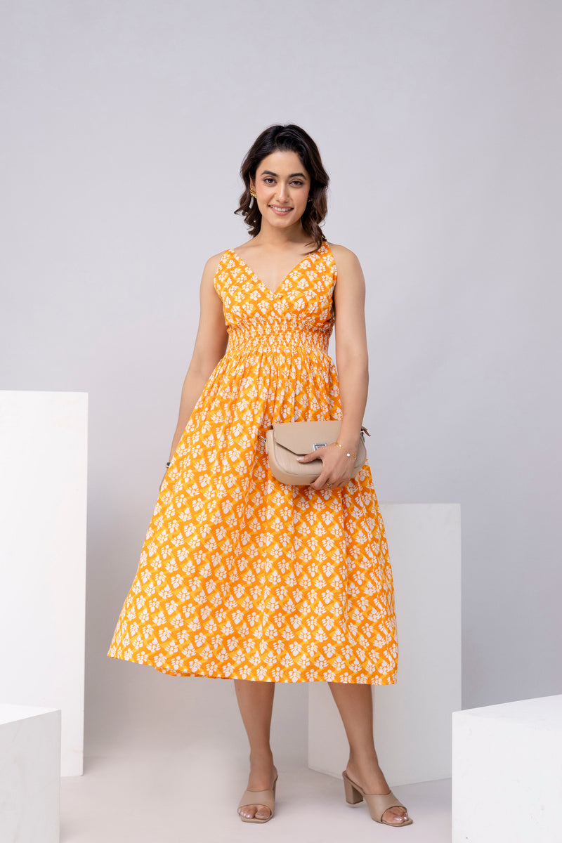 Marigold Bloom Classic Strappy