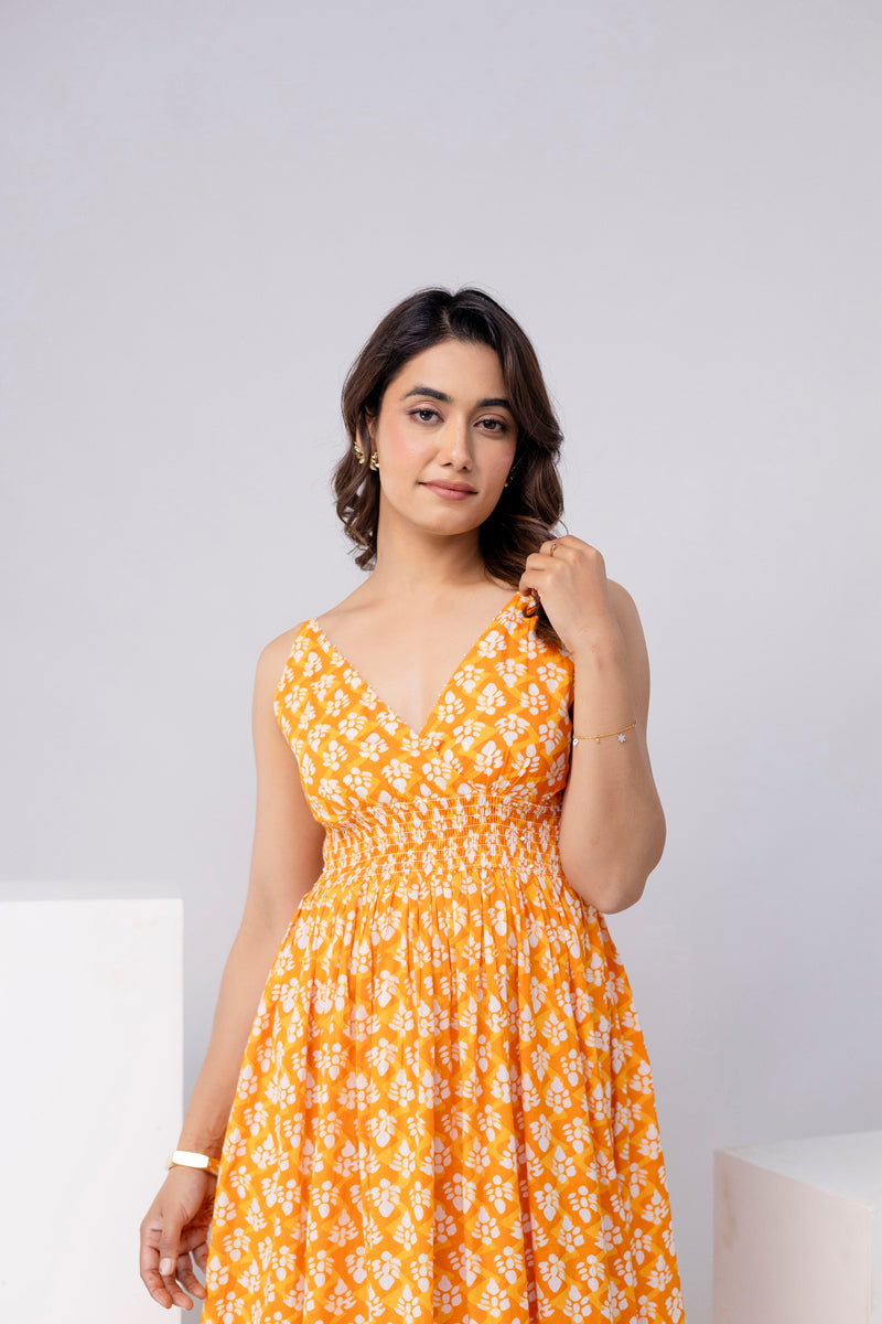 Marigold Bloom Classic Strappy