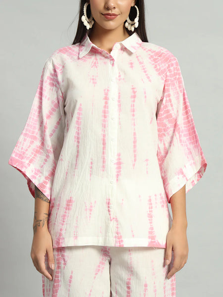 Shibori Pink Ombre Co-ord Set