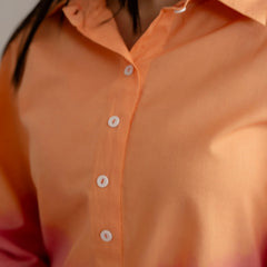 Orange Wave Ombre Co-ord Set