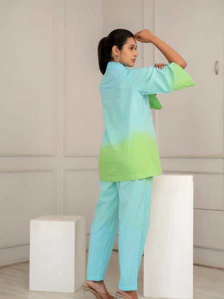 Blush Wave Ombre Co-ord Set