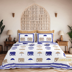 Royal Elephant Parade Bedsheet