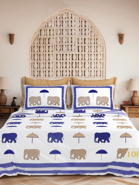 Royal Elephant Parade Bedsheet