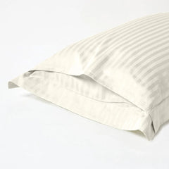 Cream Striped Bedsheet