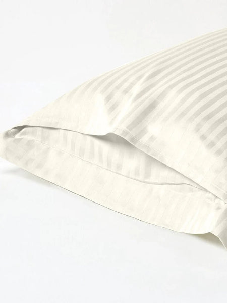 Cream Striped Bedsheet