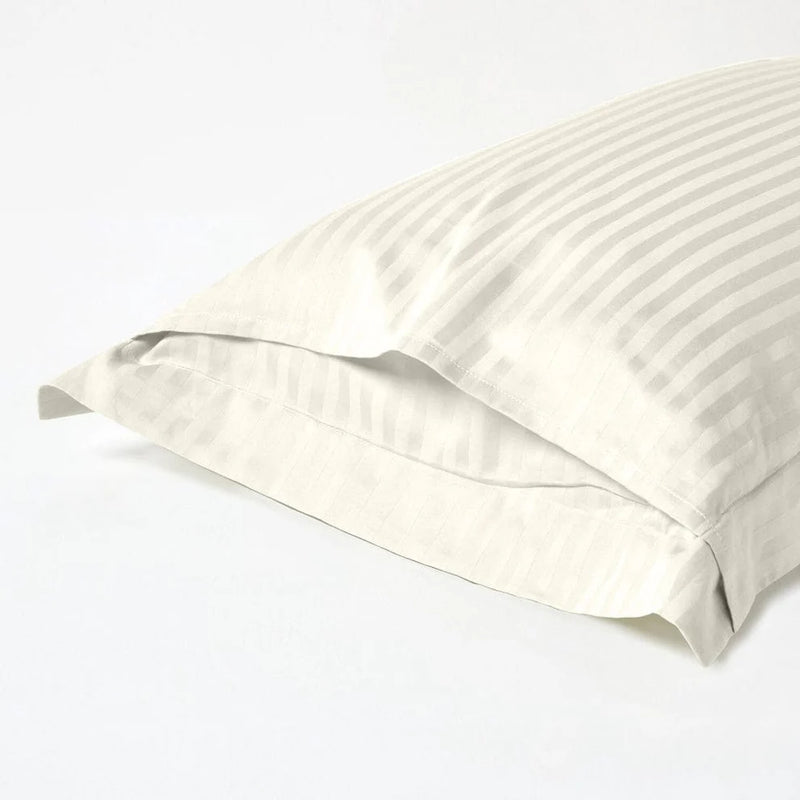 Cream Striped Bedsheet