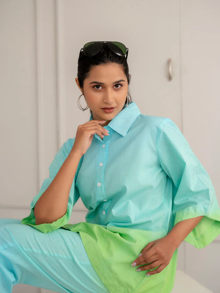 Blush Wave Ombre Co-ord Set