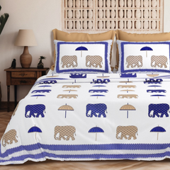 Royal Elephant Parade Bedsheet
