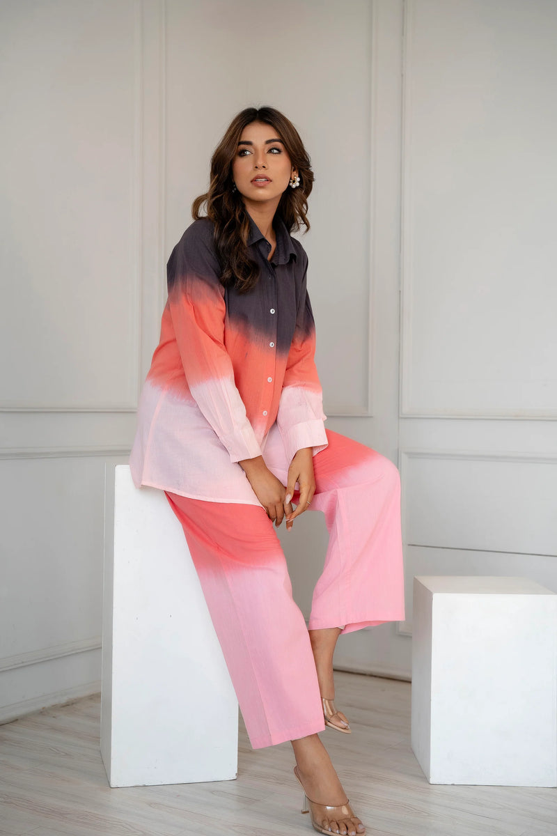 Cotton Candy Ombre Co-ord Set