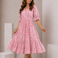 summer breeze midi dress