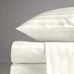 Cream Striped Bedsheet