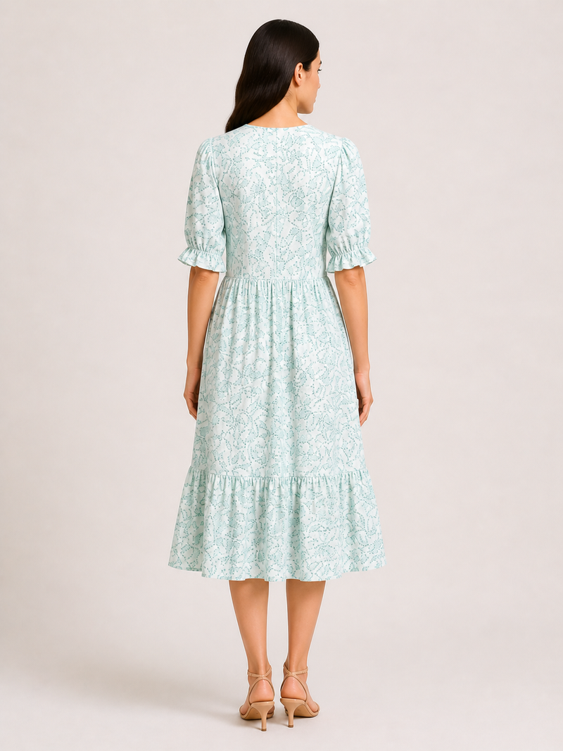 summer breeze midi dress