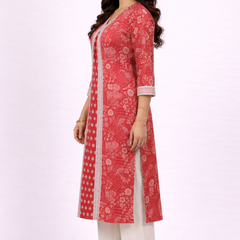 Crimson Elegance Kurta Set