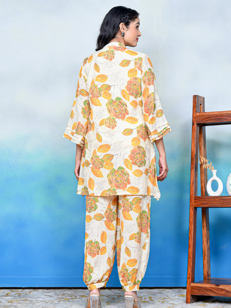 Floral Serenity Kurta Co-ord Set