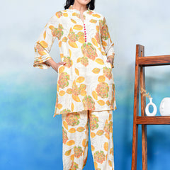Floral Serenity Kurta Co-ord Set