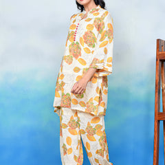 Floral Serenity Kurta Co-ord Set