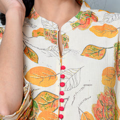 Floral Serenity Kurta Co-ord Set