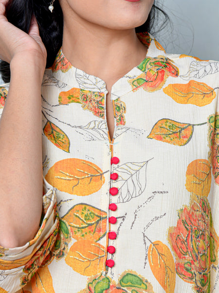 Floral Serenity Kurta Co-ord Set