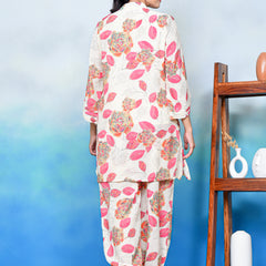 Floral Serenity Kurta Co-ord Set