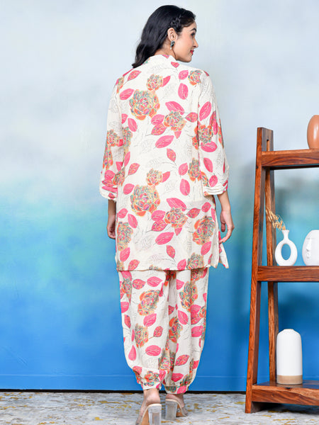 Floral Serenity Kurta Co-ord Set