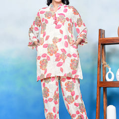 Floral Serenity Kurta Co-ord Set