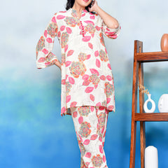 Floral Serenity Kurta Co-ord Set