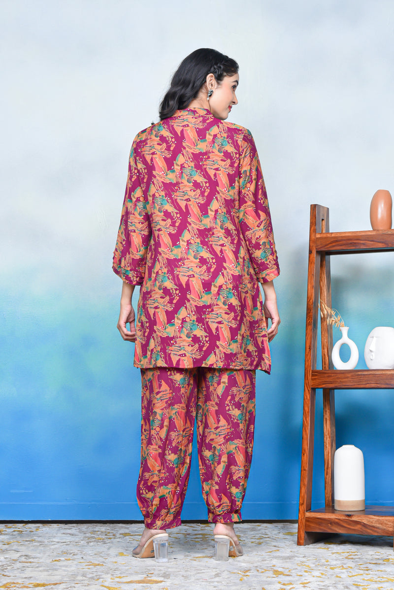 Floral Serenity Kurta Co-ord Set