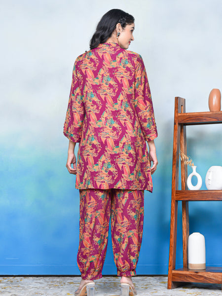 Floral Serenity Kurta Co-ord Set