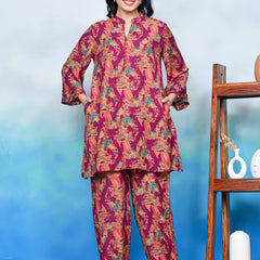 Floral Serenity Kurta Co-ord Set