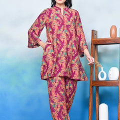 Floral Serenity Kurta Co-ord Set