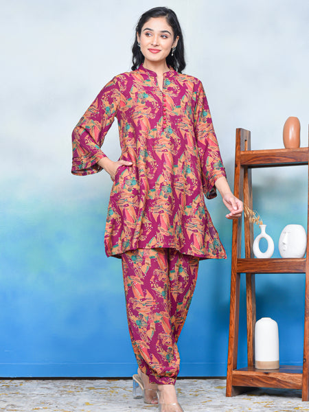 Floral Serenity Kurta Co-ord Set