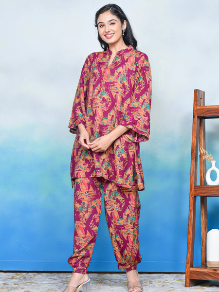 Floral Serenity Kurta Co-ord Set