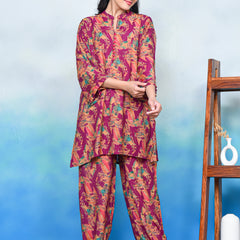 Floral Serenity Kurta Co-ord Set