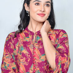 Floral Serenity Kurta Co-ord Set