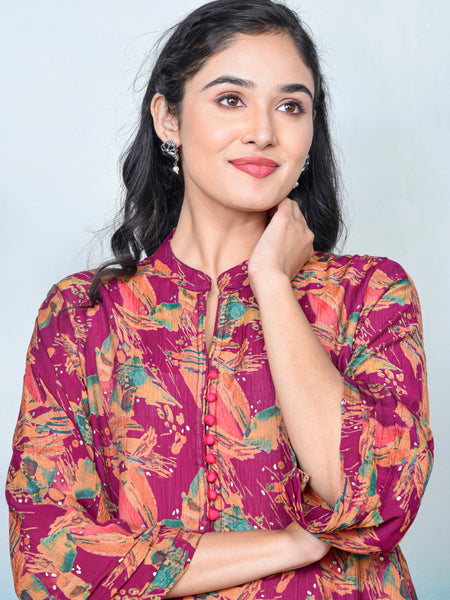 Floral Serenity Kurta Co-ord Set