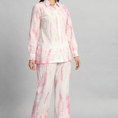 Shibori Pink Ombre Co-ord Set