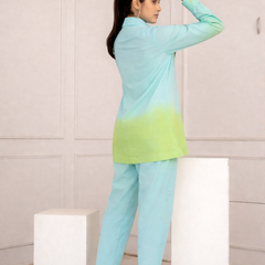 Blush Wave Ombre Co-ord Set