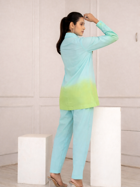 Blush Wave Ombre Co-ord Set
