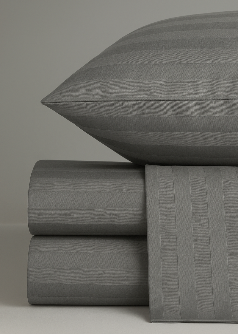 Graphite Striped - Gray Bedsheet