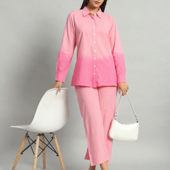 Blush Glow Ombre Co-ord Set