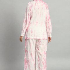 Shibori Pink Ombre Co-ord Set